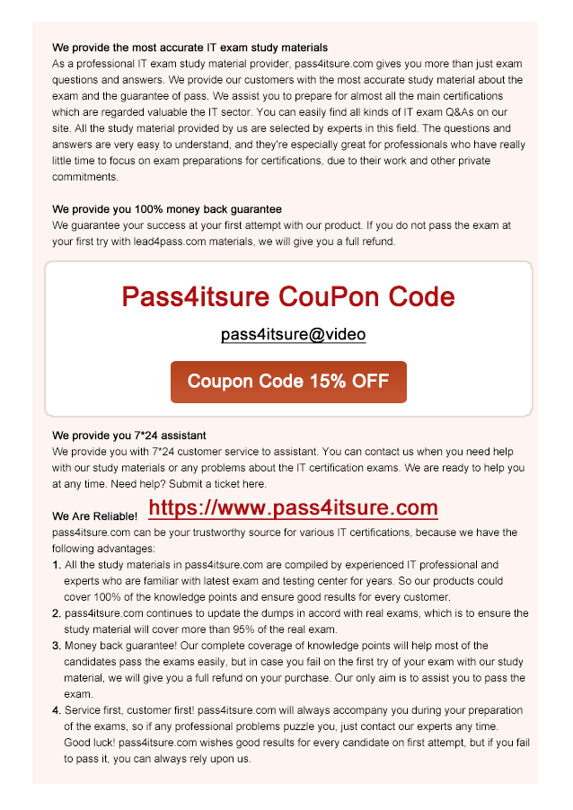 pass4itsure 70-744 coupon