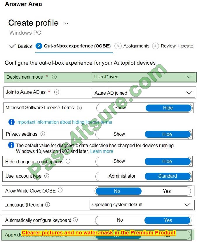 md-101 test questions 13-2