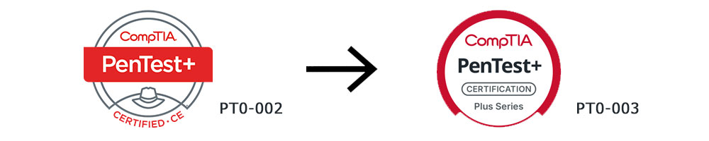 pentest+ change  Upgrade